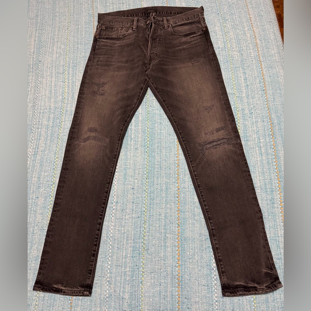 Men's Black Polo Jeans